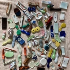 箸置き　78個　陶器　箸5膳オマケ