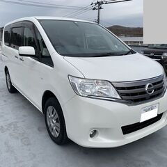 仙台☆H23セレナ4WD白☆車検取り立て☆内外キレイで装備も充実...