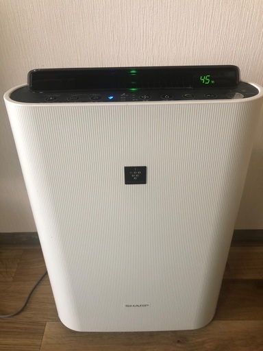 【終了】SHARP 加湿空気清浄機KC-F50-W　プラズマクラスター
