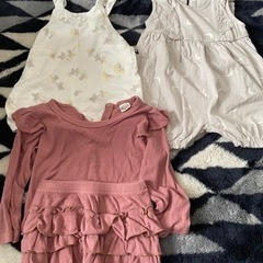 女の子　春、夏、秋、冬　ローンパス服　80サイズの画像