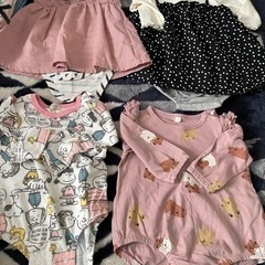 女の子　ローンパス服 70サイズ　まとめの画像