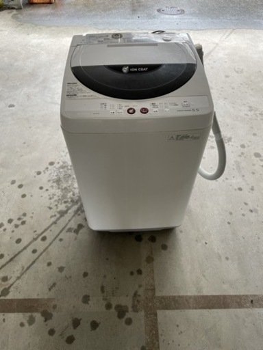 シャープ製　SHARP 洗濯機　ES-GE55K-B