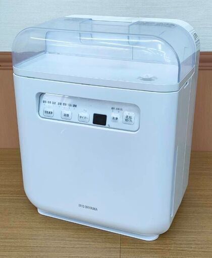 アイリスオーヤマ 空気清浄機能付加湿器 タイマー付 PM2.5 ハウスダスト除去 SHA-400A-W