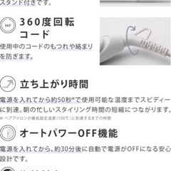 【お値下げ】SALONIA 2WAYストレート&カール 32mm の画像