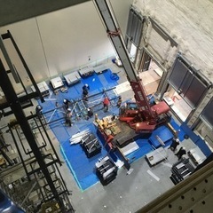 自動倉庫ラック建て方の画像