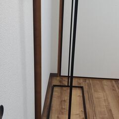 ●シンプル アイアン ハンガーラック　 W120【 KANADEMONO】かなでものの画像