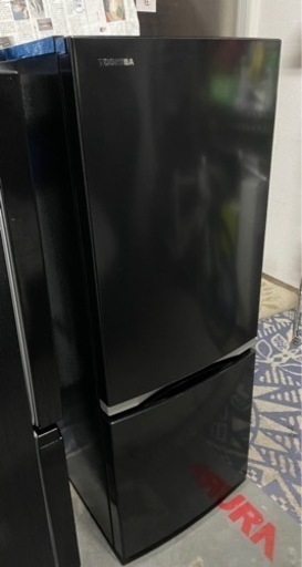 (予定済み)高年式美品2020年製 Toshiba冷凍冷蔵庫 GR-R15BS(K) 153L