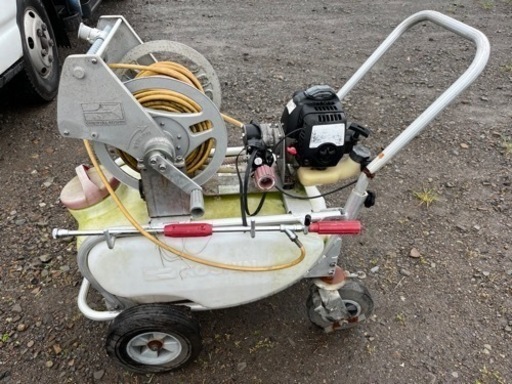 工進 動噴機 エンジン式 動力噴霧機器 50L ES-50T タンクキャリー付き 2サイクル 除草剤散布