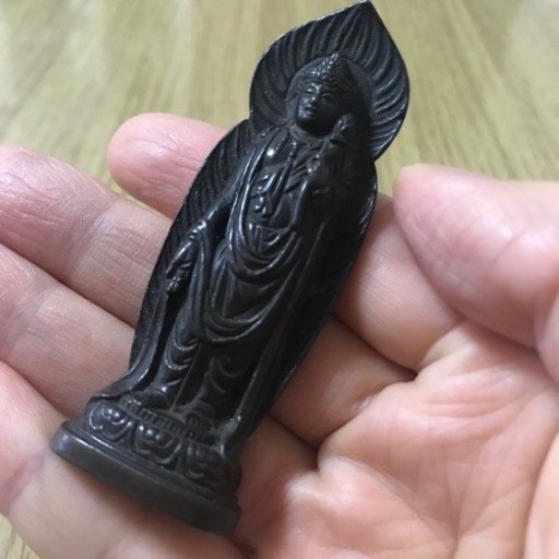 高村光雲　聖観音　小金銅仏　仏像　古物　骨董