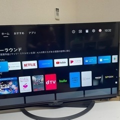 シャープ 45V型　Android TV AQUOS 4T-C45AJ1 4K