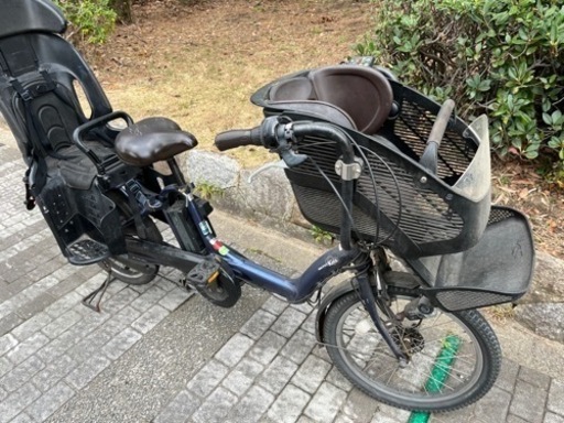 電動自転車　前後子供載せ可能