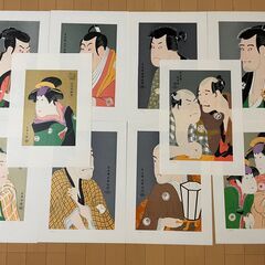 写楽　役者絵　浮世絵　リトグラフ　10枚セット