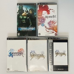 PSP ファイナルファンタジー まとめ 零式 ディシディア デュオデシム クライシスコア 中古品 動作確認済みの画像