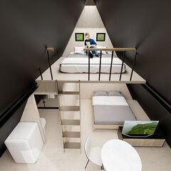 合掌造り　小屋　モジュラーハウス　MODEL HOUSE　の画像