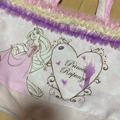 ラプンツェル　フリルトートバッグ　マザーズバッグの画像