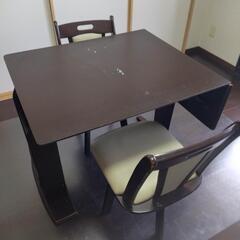 伸長式テーブルセット