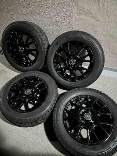 バリ溝　15インチ　4本セット　スタッドレス　ホイール　175/65R15