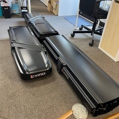 【取引終了】釣り竿　ロッドボックス　ルーフキャリア　inno.　ロッドホルダー　長いロッド　室内保管の画像