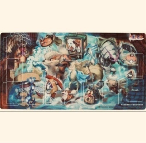 ポケモンカード　極レア百ポケ夜行　プレイマット＆デッキシールド