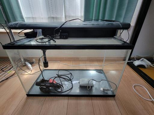 【一旦受付終了】60センチ熱帯魚水槽セット