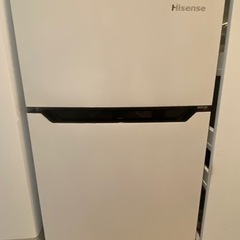 ハイセンス　冷蔵庫　ホワイト