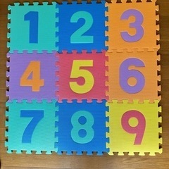 ジョイント式パズル数字マット　