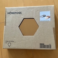 新品 イケア ウォールミラー 6角形