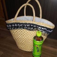 ＊カゴBAG＊自立するのでリネン類の収納として使っていました♪＊