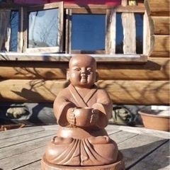 茶坊主　陶器　置物の画像