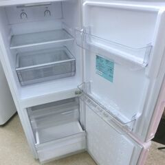 冷蔵庫 148L 2021年製 2ドア Haier JR-NF148B ピンク×ホワイト