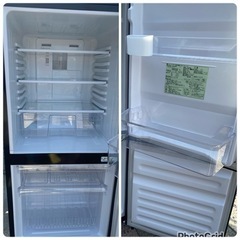 2018年製🍀 ユーイング 110L 2ドア冷蔵庫（ギャラクシーブラック）UING