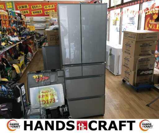 日立 R-F570EM 冷蔵庫 17年製 棚割れ有 中古品 555L【ハンズクラフト宜野湾店】