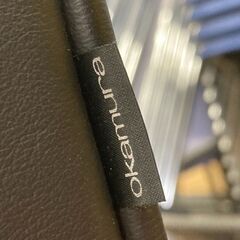 【愛品倶楽部柏店】２脚SET販売 Okamura オカムラ S-18H 8318JH P719 キャスター付き肘付チェア 本革の画像