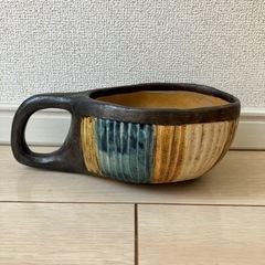 【やちむん】スープマグ【シマシマポタリ】の画像