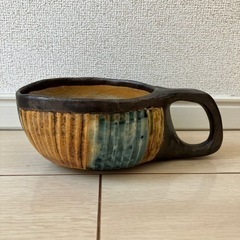 【やちむん】スープマグ【シマシマポタリ】の画像