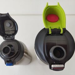 保冷水筒２種（サイズ違い）を譲ります。の画像