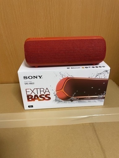 SONY BluetoothスピーカーSRS-XB22赤