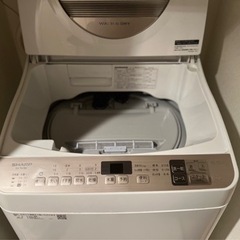 ES-T6GBK-N 縦型洗濯乾燥機 ゴールド系[洗濯機6.5kg/乾燥3.5kg/ヒータ乾燥/上開きの画像