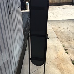 ✨値下げ✨姿見　黒　スタンドタイプの画像