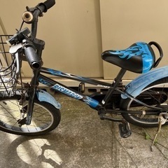 引き取り限定:岡山】3人乗り対応、子供乗せ自転車