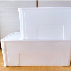 【決まりました】衣装ケース2個セット  Lサイズ&Mサイズ🅰️の画像
