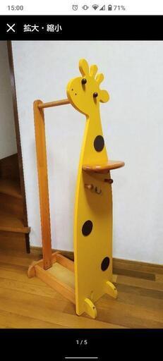 森のサーカス　ハンガーラック　子供用家具