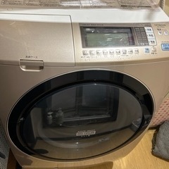 日立　ドラム洗濯機《大幅値下げ！》＋洗濯上のラック