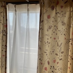 ニトリのカーテン＆レースカーテンの画像
