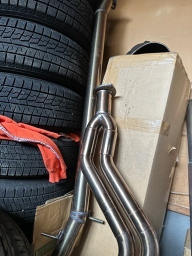 17クラウン JZS173、175前期用ストレートフロントパイプ　FR用