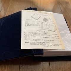 ビロード生地カバームーミンポケットアルバム新品取説付きの画像