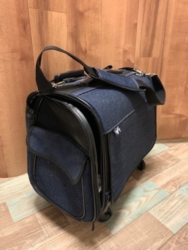 犬用　キャリーバッグ　リュック　4way デニム