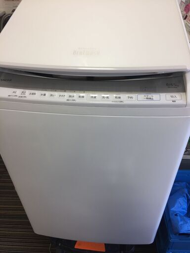 ♪HITACHI 日立 電気洗濯乾燥機 組込形 BW-DV80F 2021年製 動作品 家電 中古 (NF230427) Zi-1232