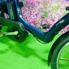 ➇ 4985子供乗せ電動アシスト自転車ヤマハ3人乗り対応20インチ