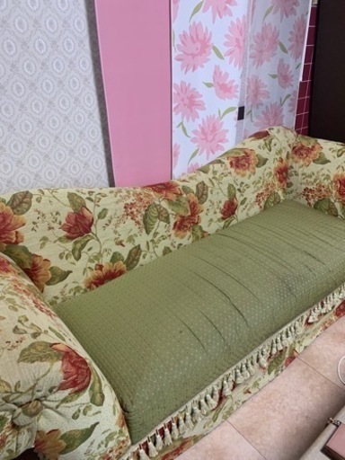 輸入家具　ソファ　値下げしました！！